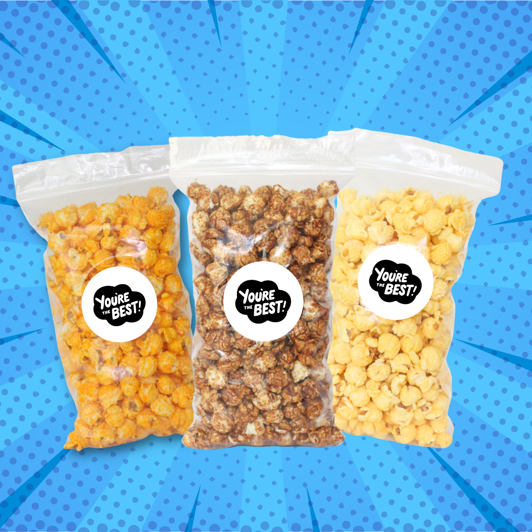 "You're the Best" Snack Pack Encouragement Popcorn - www.unclemyronspopcorn.com