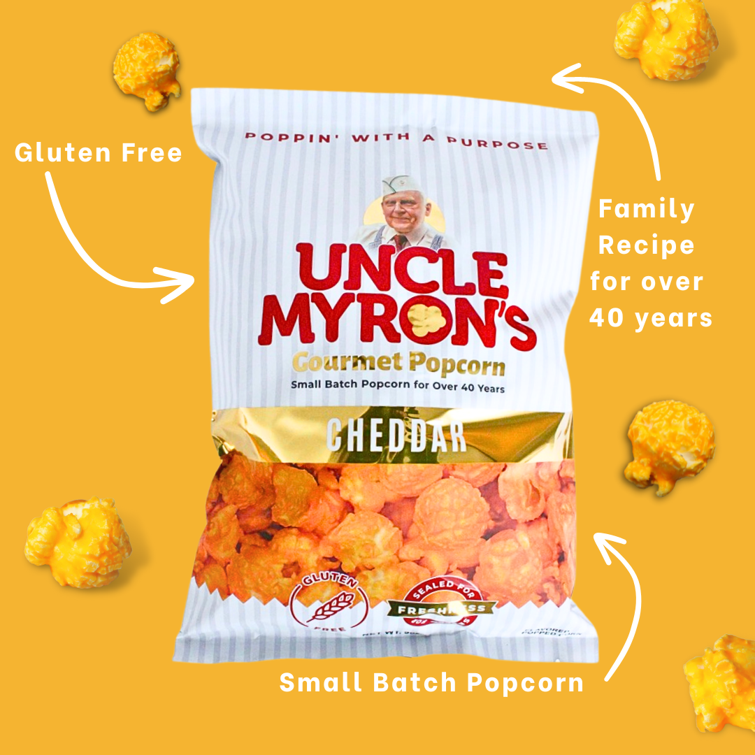 Uncle Myron's Popcorn Bag - www.unclemyronspopcorn.com