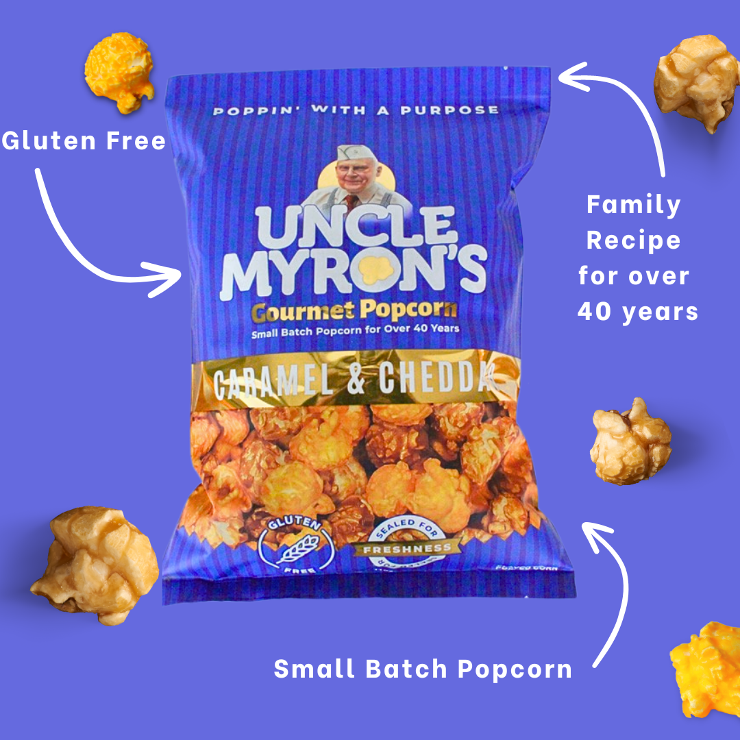 Uncle Myron's Popcorn Bag - www.unclemyronspopcorn.com
