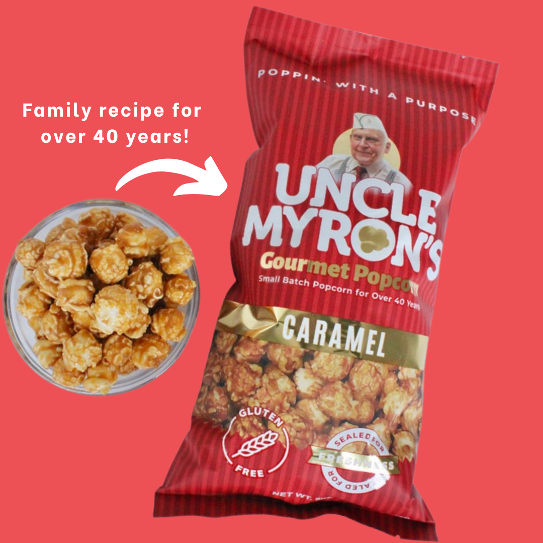 Uncle Myron's Popcorn Bag - www.unclemyronspopcorn.com