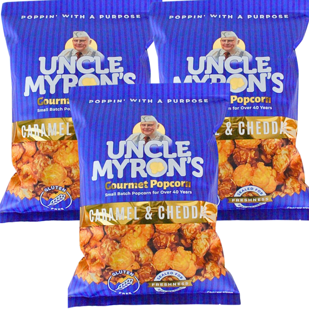Uncle Myron's Popcorn 3 Bag Bundle - www.unclemyronspopcorn.com