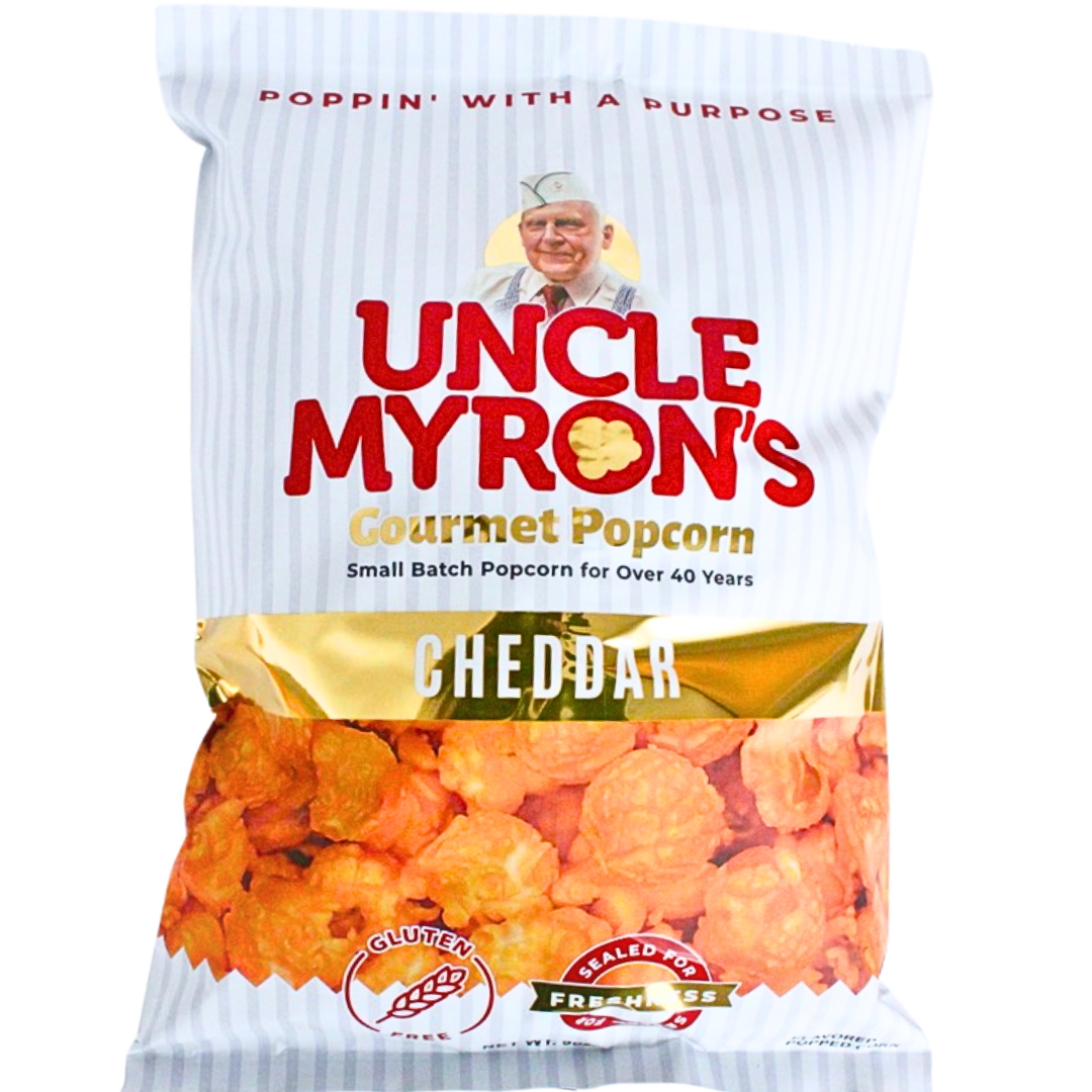 Uncle Myron's Popcorn Bag - www.unclemyronspopcorn.com