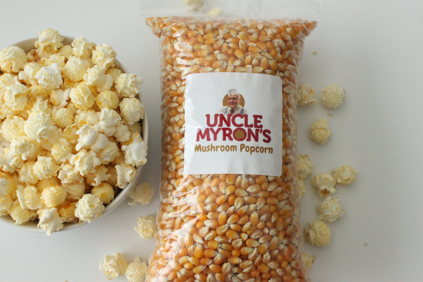 3 Pound Mushroom Popcorn Kernels - www.unclemyronspopcorn.com