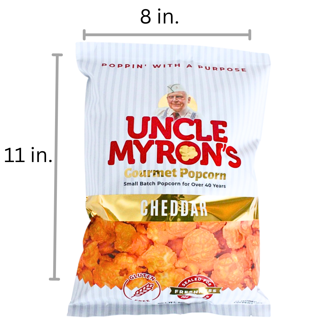 Uncle Myron's Popcorn Bag - www.unclemyronspopcorn.com
