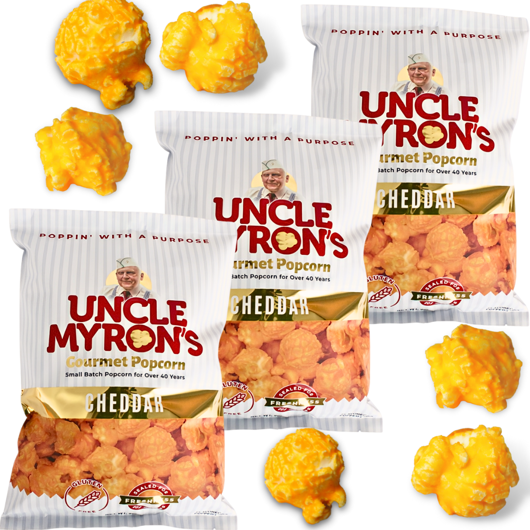 Uncle Myron's Popcorn 3 Bag Bundle - www.unclemyronspopcorn.com