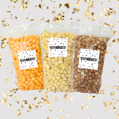 Congrats "Confetti" Large Bag Celebration Popcorn - www.unclemyronspopcorn.com