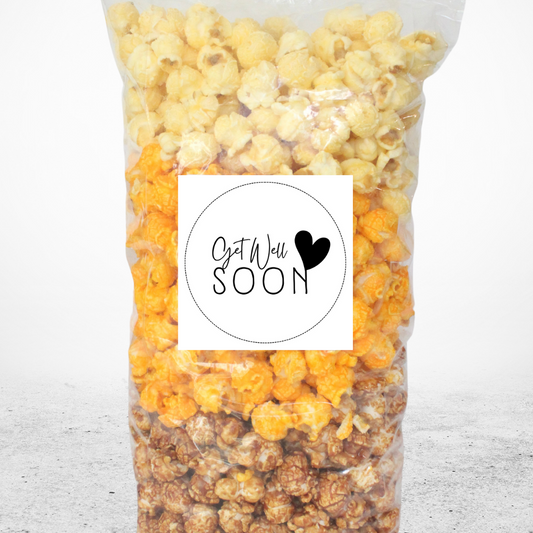 "Get Well Soon" Large Bag Celebration Popcorn - www.unclemyronspopcorn.com