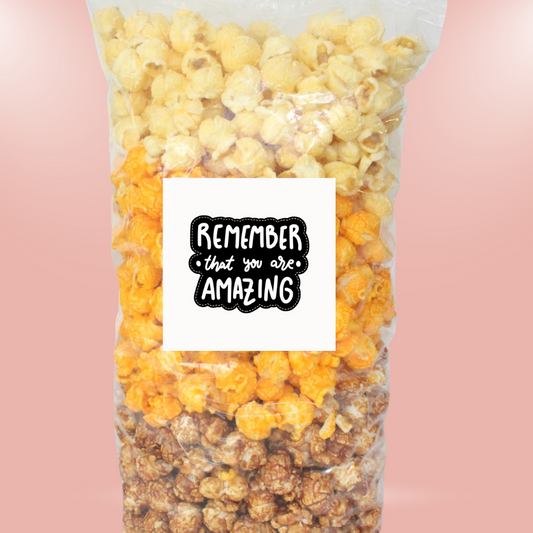 "Remember that You are Amazing" Large Bag Encouragement Popcorn