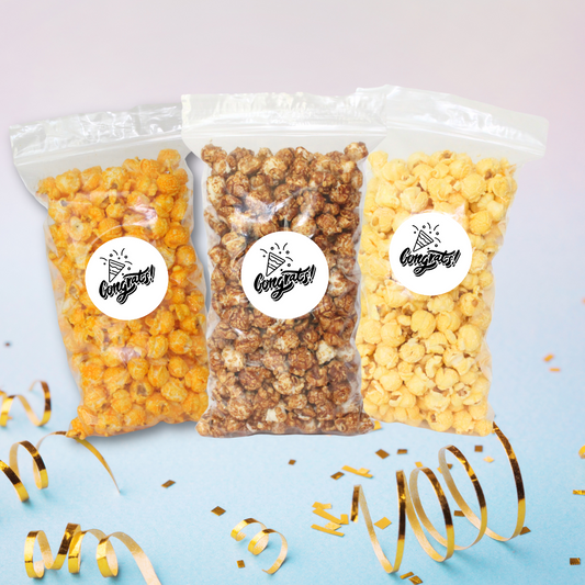 Congrats "Confetti" Snack Pack Celebration Popcorn - www.unclemyronspopcorn.com