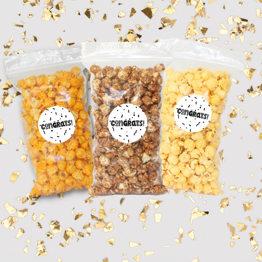 Congrats "Party" Snack Pack Celebration Popcorn