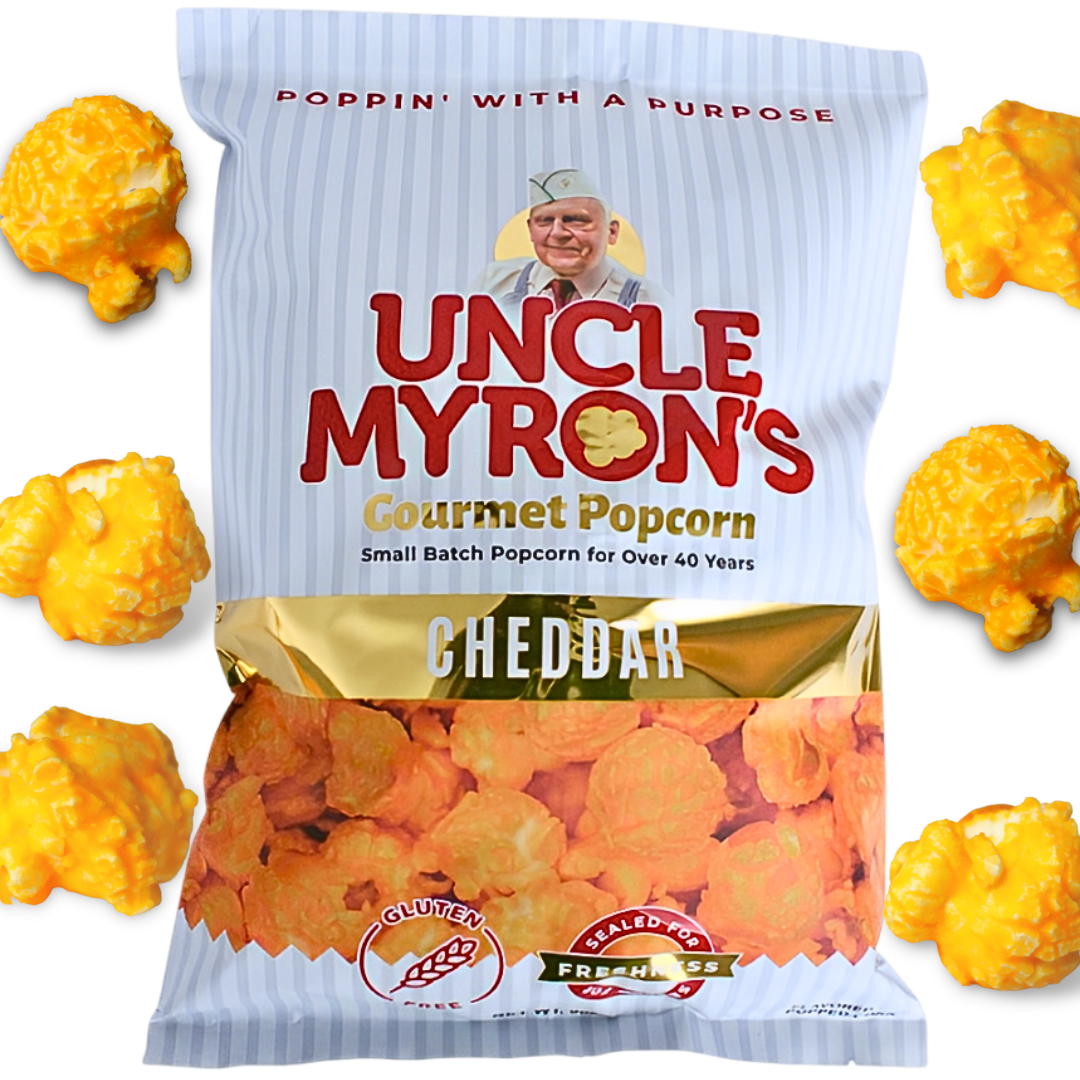 Uncle Myron's Popcorn Bag - www.unclemyronspopcorn.com