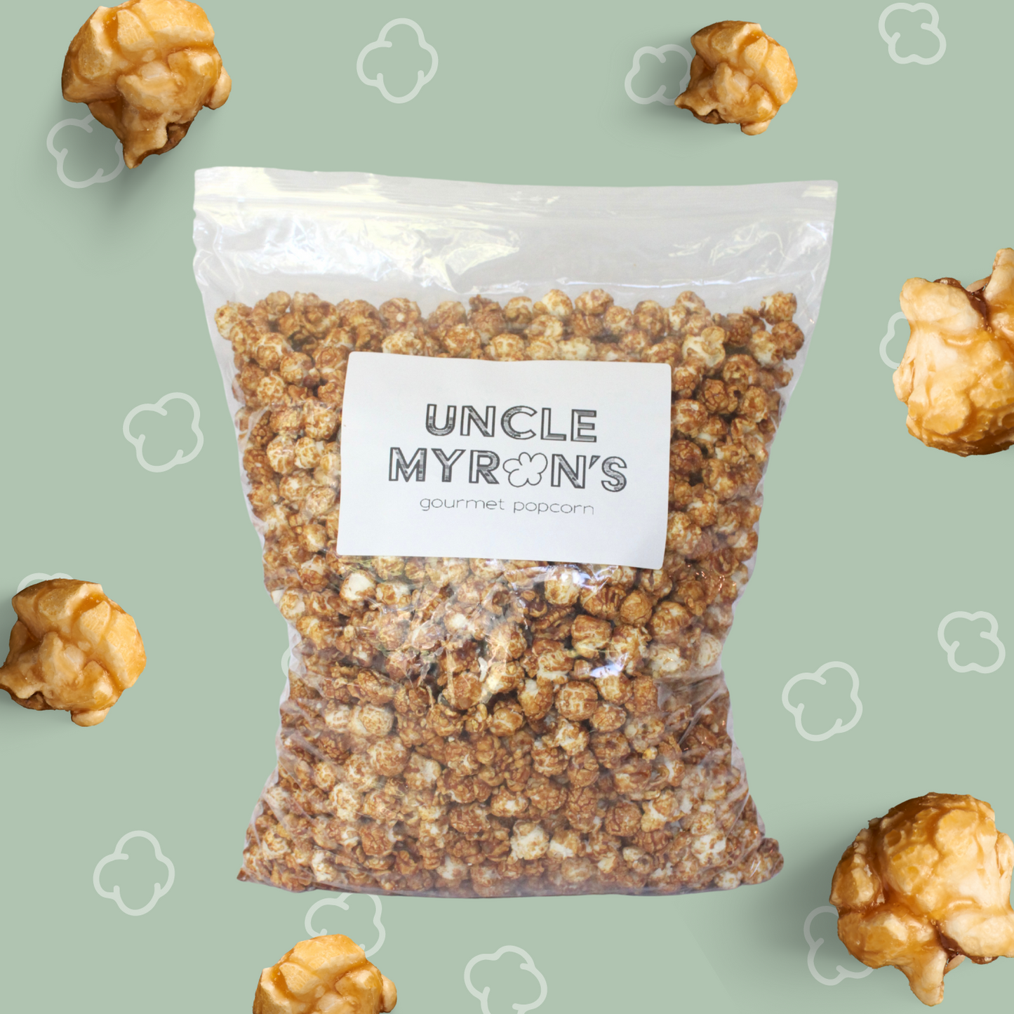 Uncle Myron's Popcorn 2 Gallon Popcorn Bag - www.unclemyronspopcorn.com