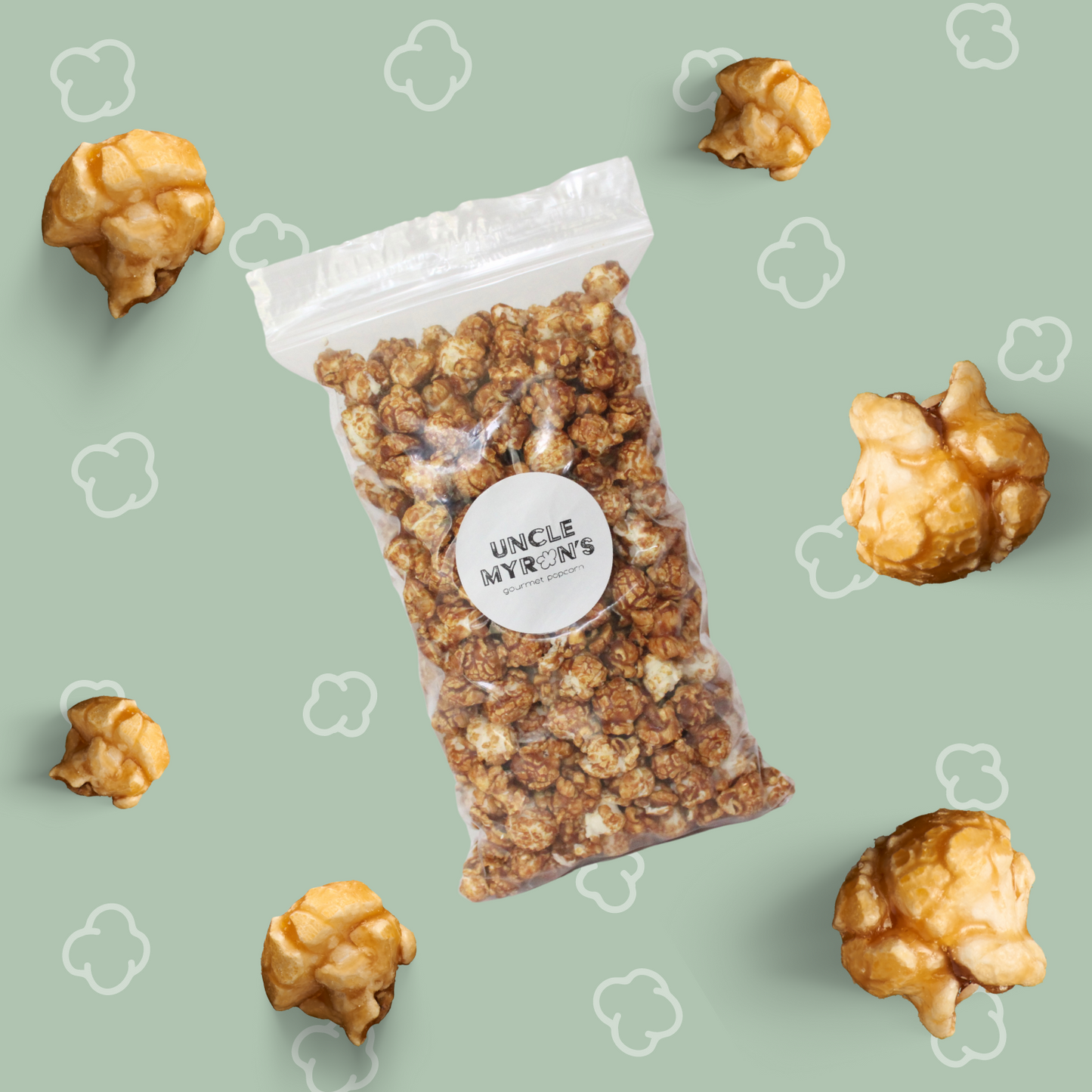 Uncle Myron's Popcorn 12 Bag Snack Box - 2 oz. Each - www.unclemyronspopcorn.com